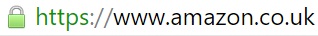 Strona Amazon zabezpieczona protokołem SSL