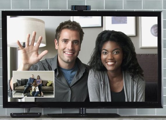 Kamera telewizyjna do wideorozmów w telewizorze