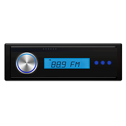 Zdjęcie poglądowe radia samochodowego