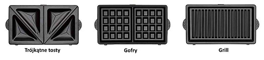Rodzaje płyt grzejnych na podstawie Kenwood Sandwich Maker SM650